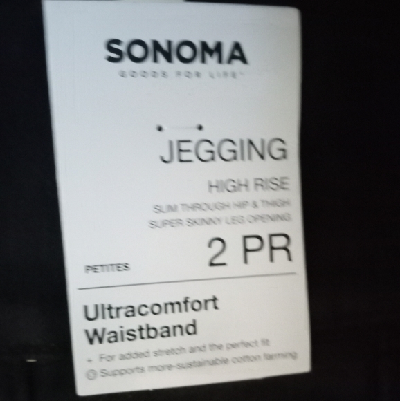 Sonama High Rise Leggings NWT, Size 2 - Picture 4 of 4